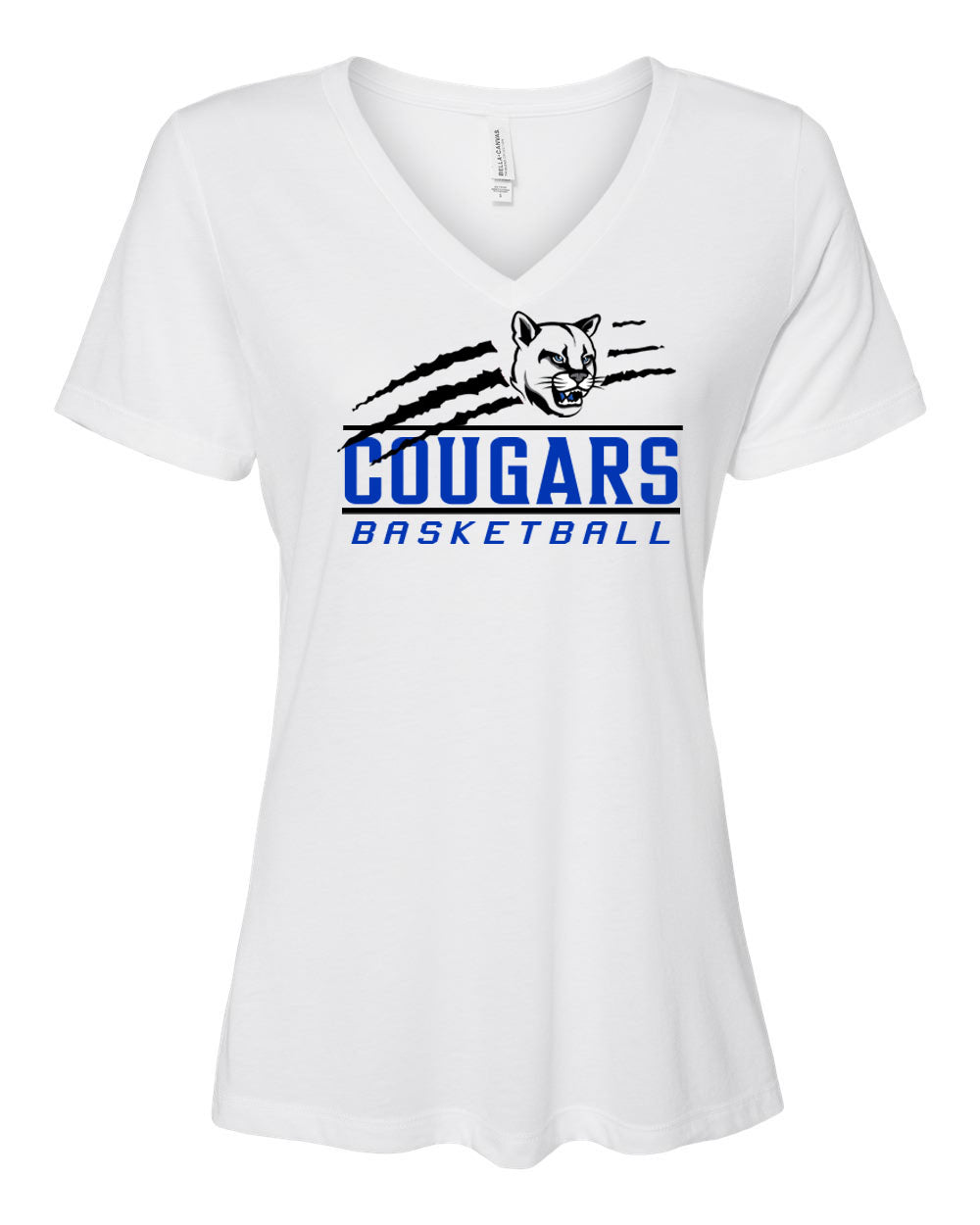 Kittatinny Basketball Design 3 V-neck T-Shirt