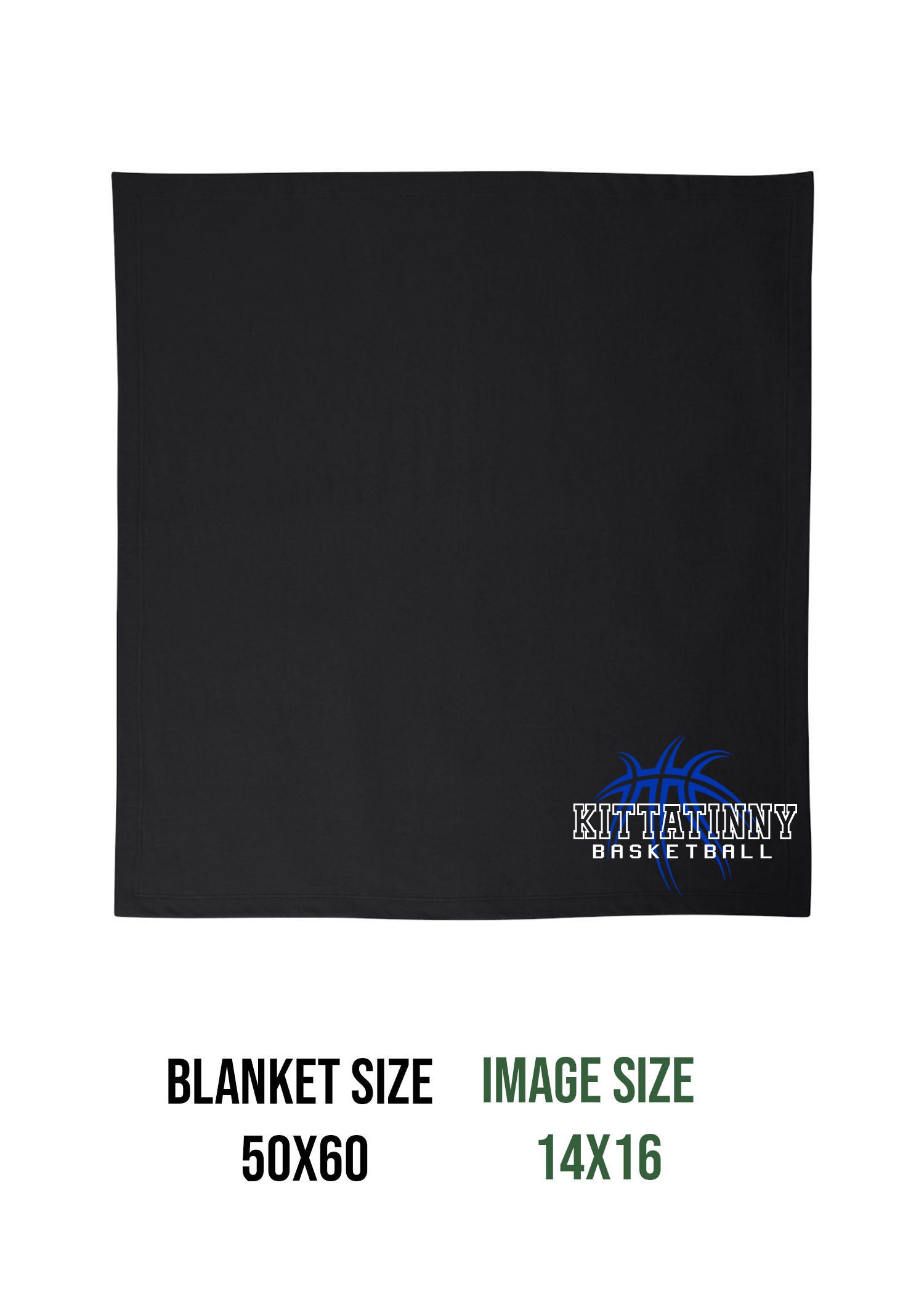 Kittatinny Basketball Design 4 Blanket
