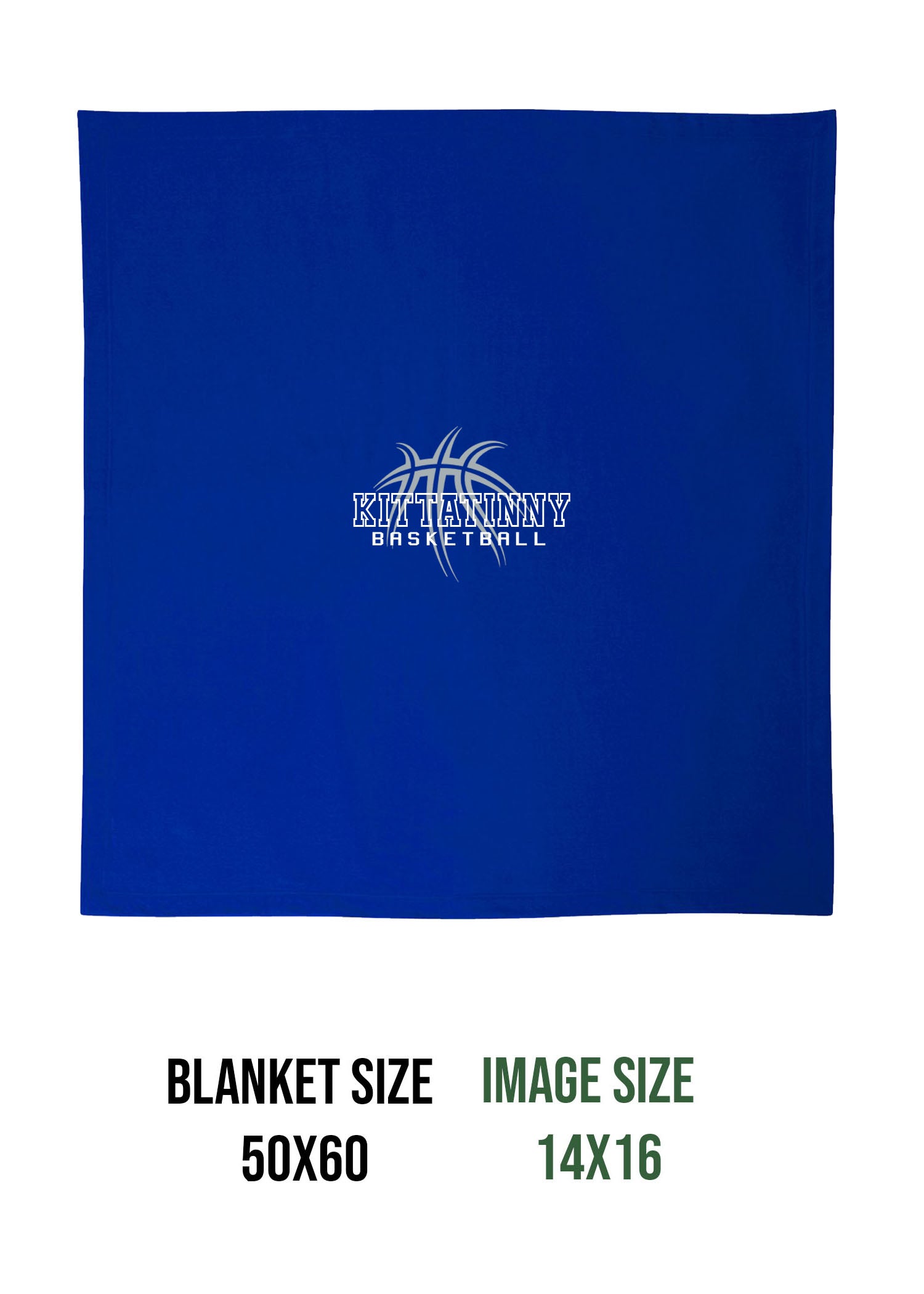 Kittatinny Basketball Design 4 Blanket