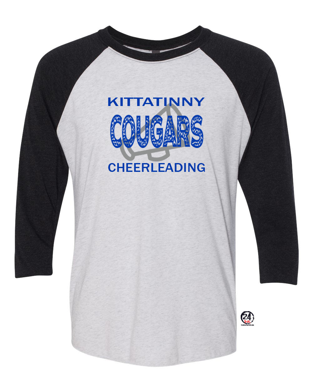 Kittatinny Cheer Design 10 raglan shirt