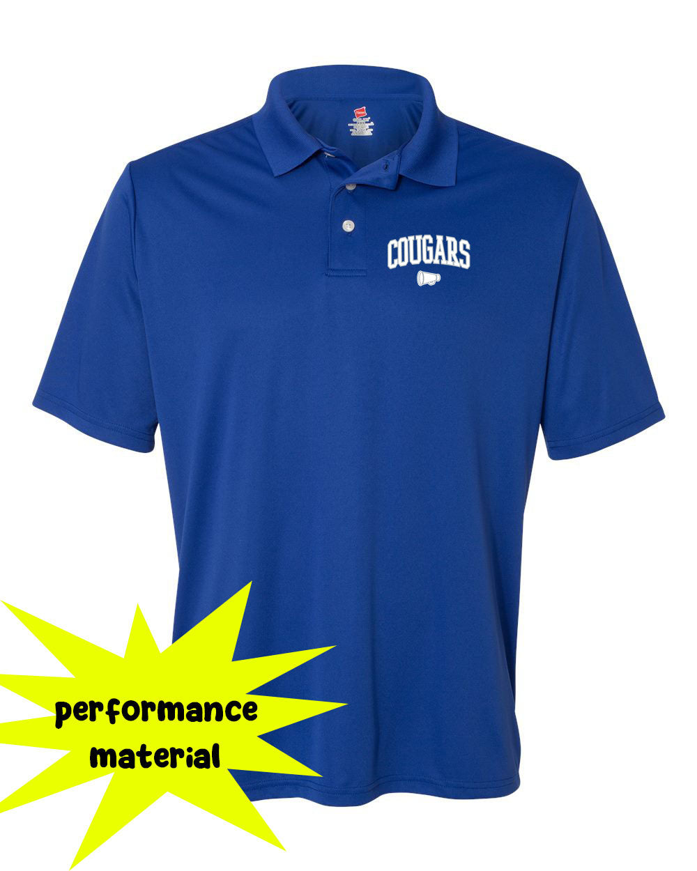 Kittatinny Cheer Performance Material Polo T-Shirt Design 12