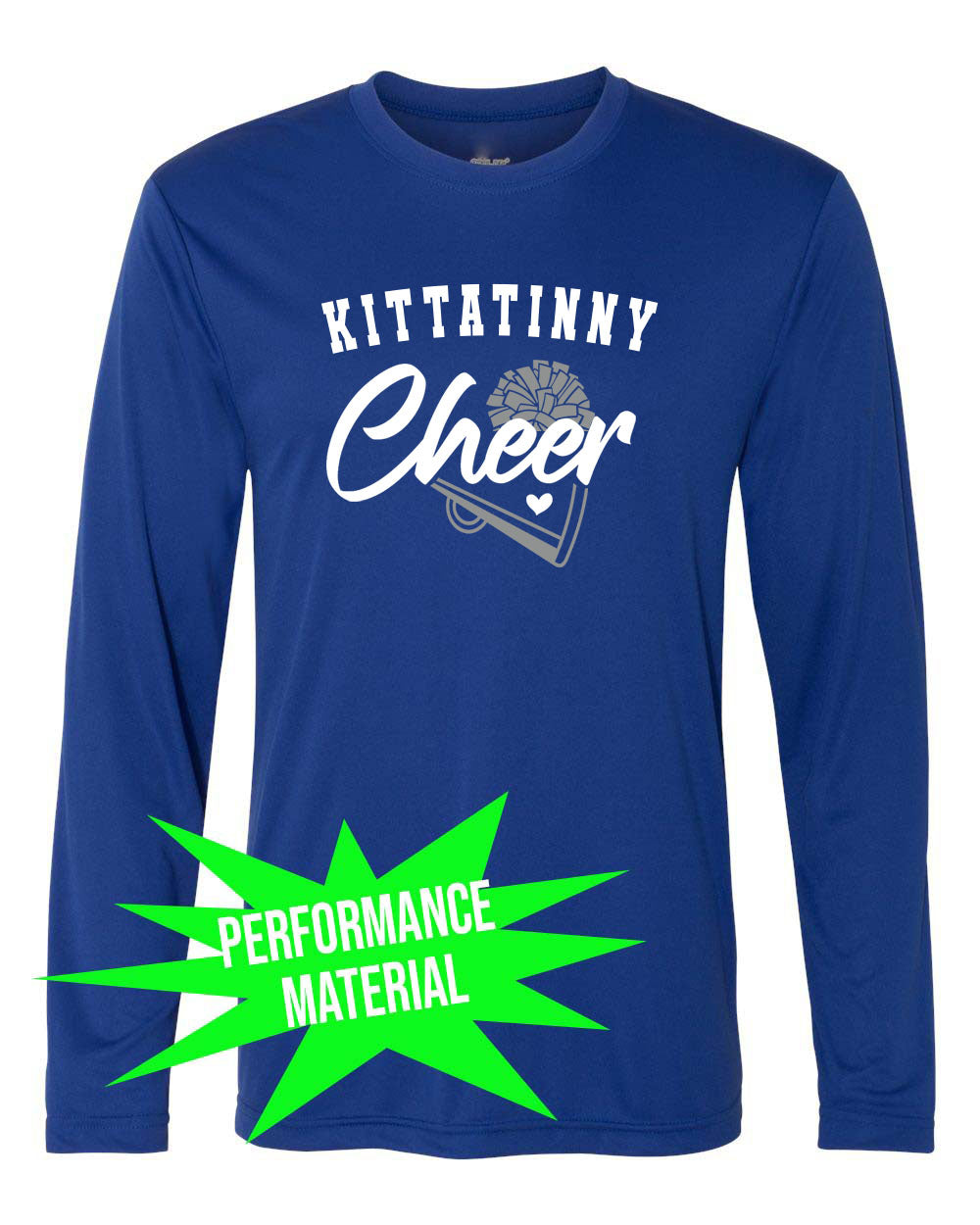 Kittatinny Cheer Performance Material Design 9 Long Sleeve Shirt