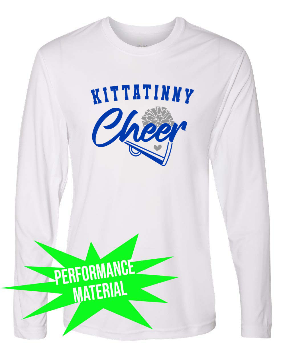 Kittatinny Cheer Performance Material Design 9 Long Sleeve Shirt