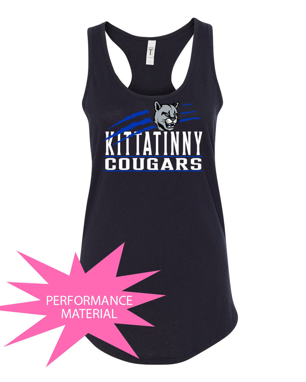 KRHS Performance Racerback Tank Top Design 16