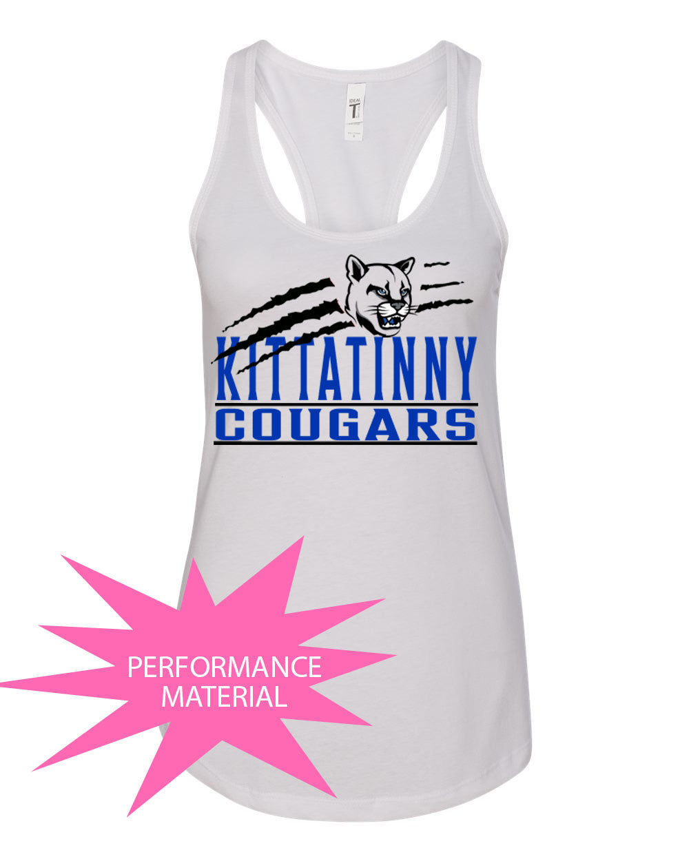 KRHS Performance Racerback Tank Top Design 16