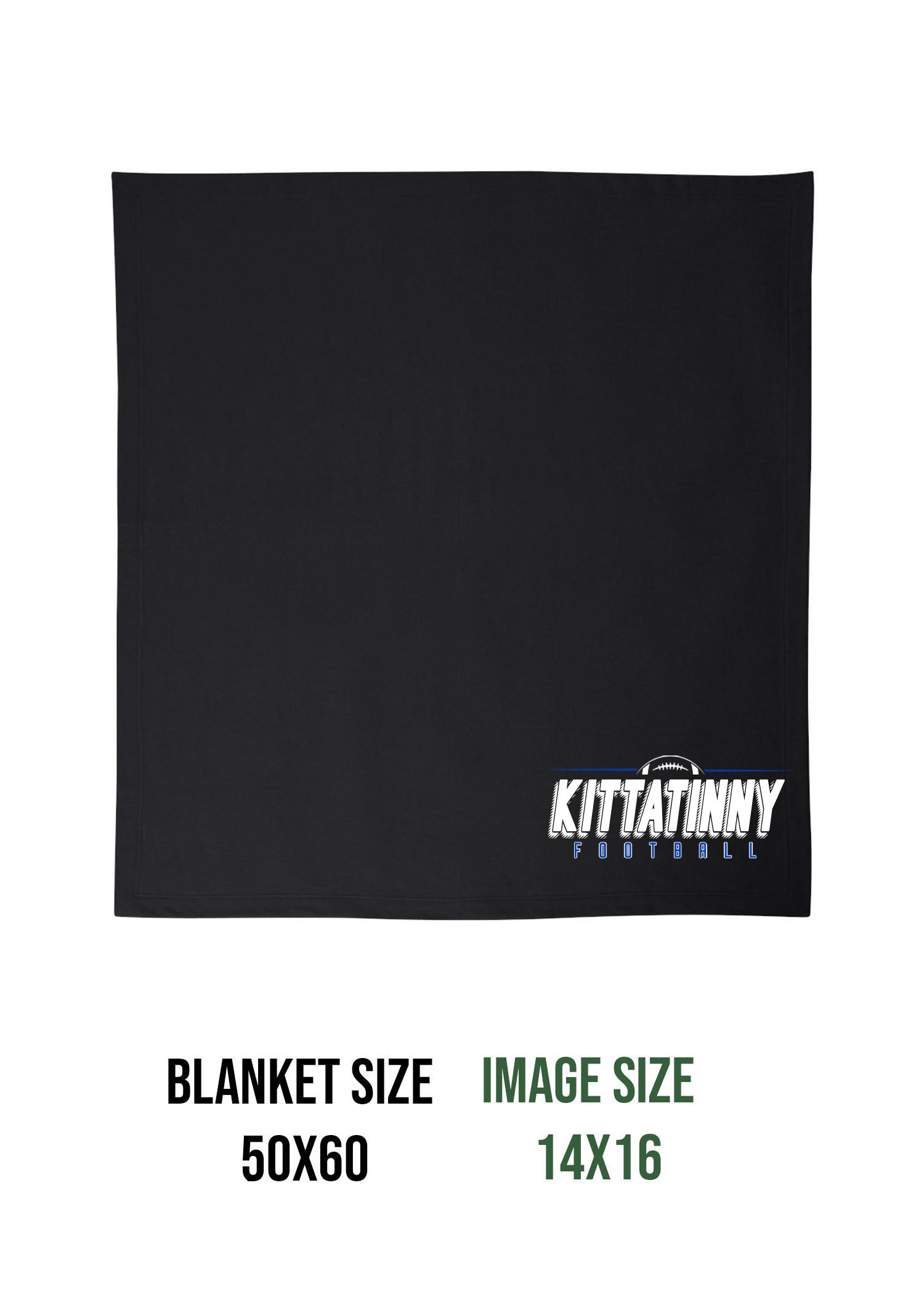 KHS Football Blanket Design 13