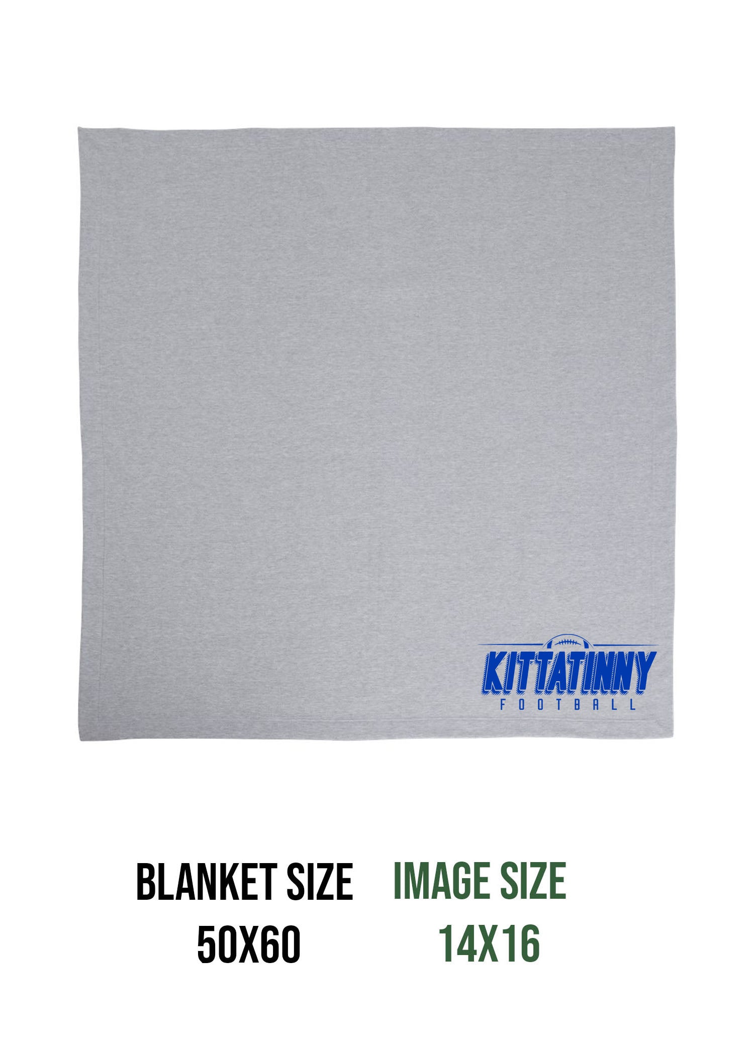 KHS Football Blanket Design 13