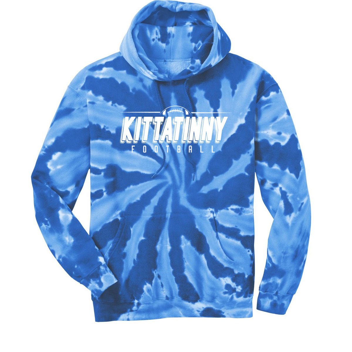 KHS Football Tie-Dye Hooded Sweatshirt Design 13