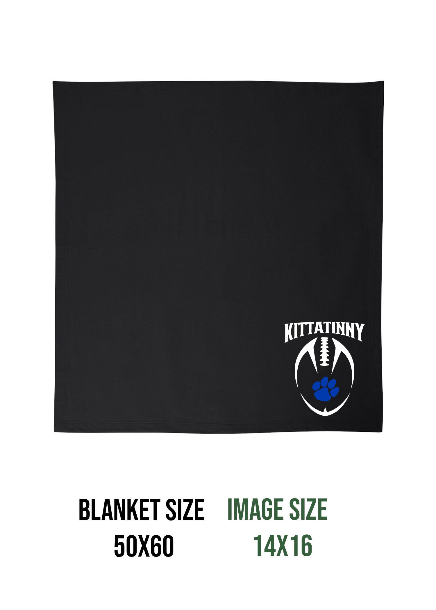 Kitattinny Football Design 8 Blanket