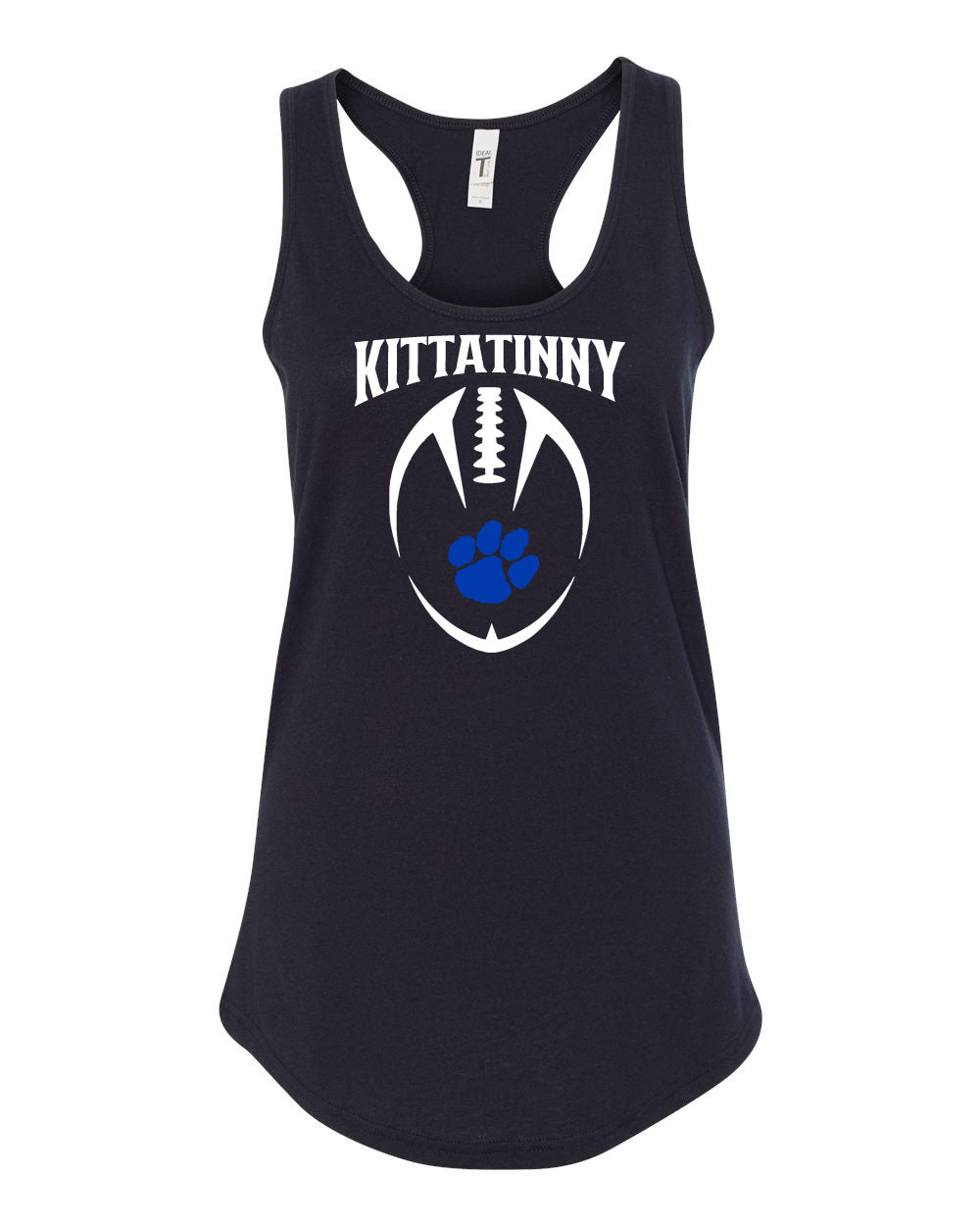 Kittatinny Football Design 8 Racerback Tank Top