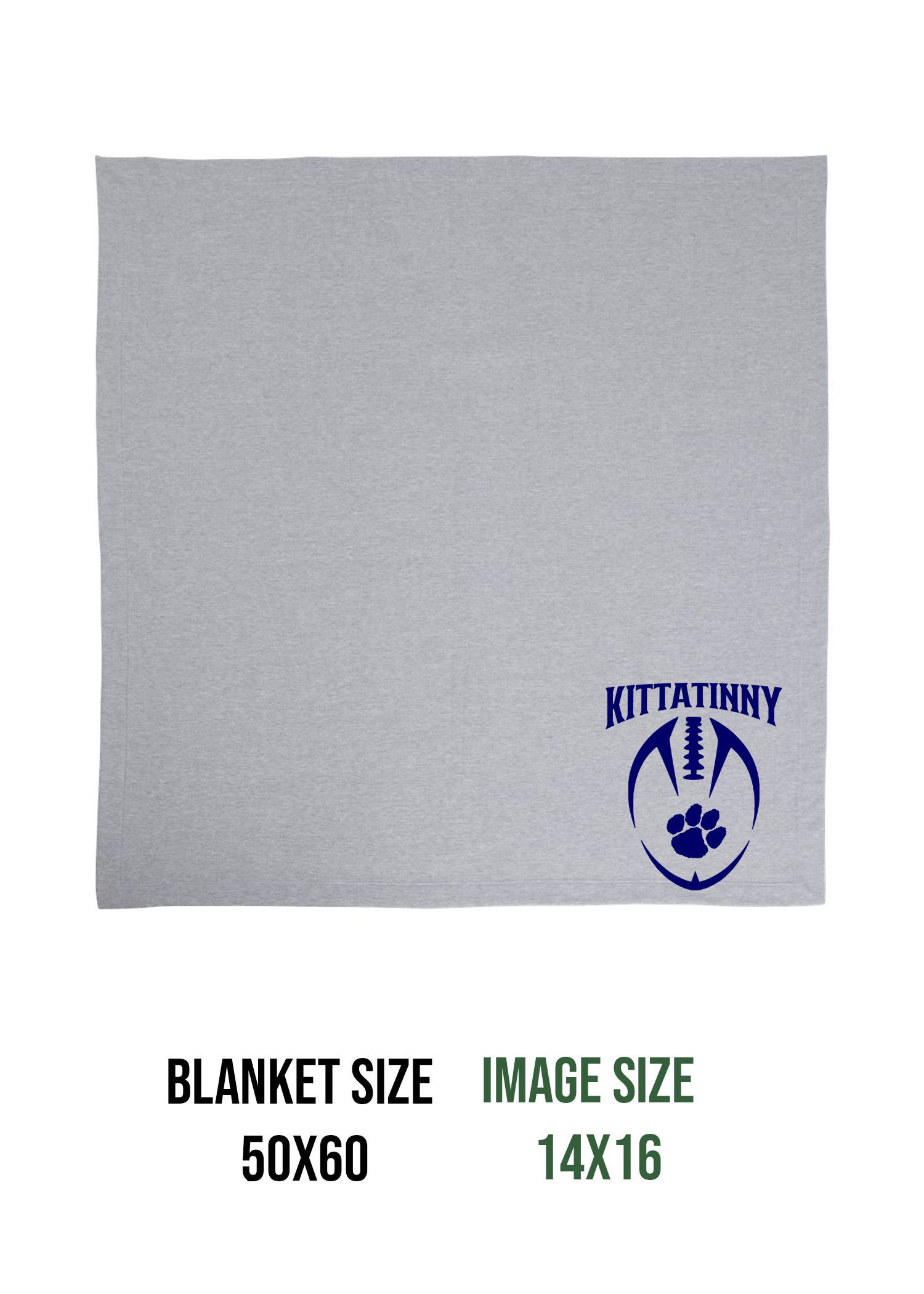 Kitattinny Football Design 8 Blanket
