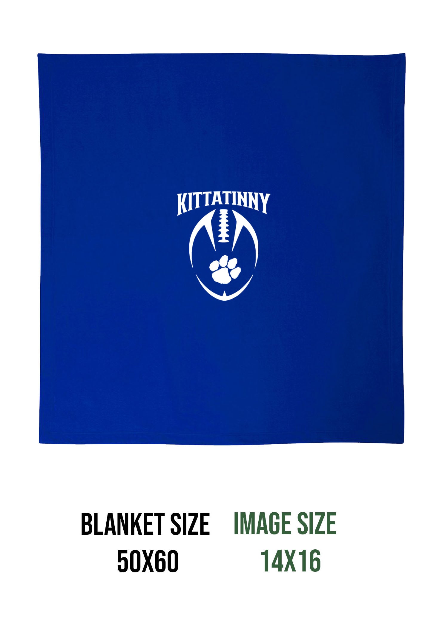 Kitattinny Football Design 8 Blanket