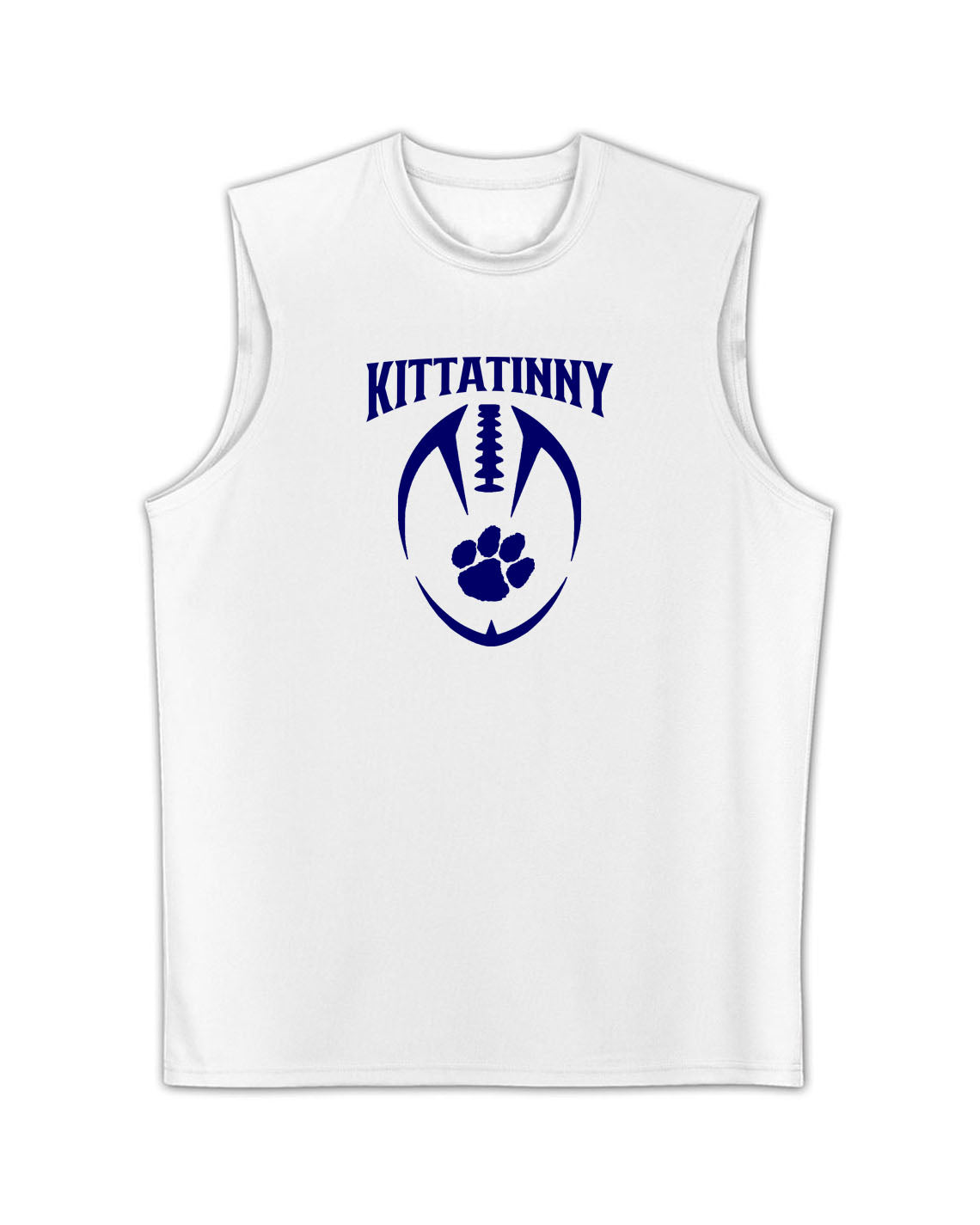 Kittatinny Football Design 8 Men's Performance Tank Top