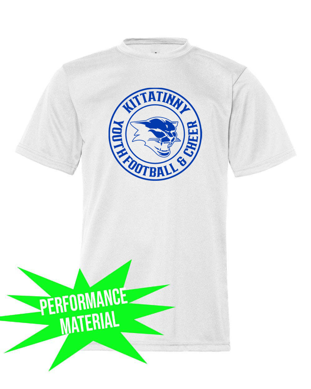 Kittatinny Cheer Performance Material T-Shirt Football & Cheer