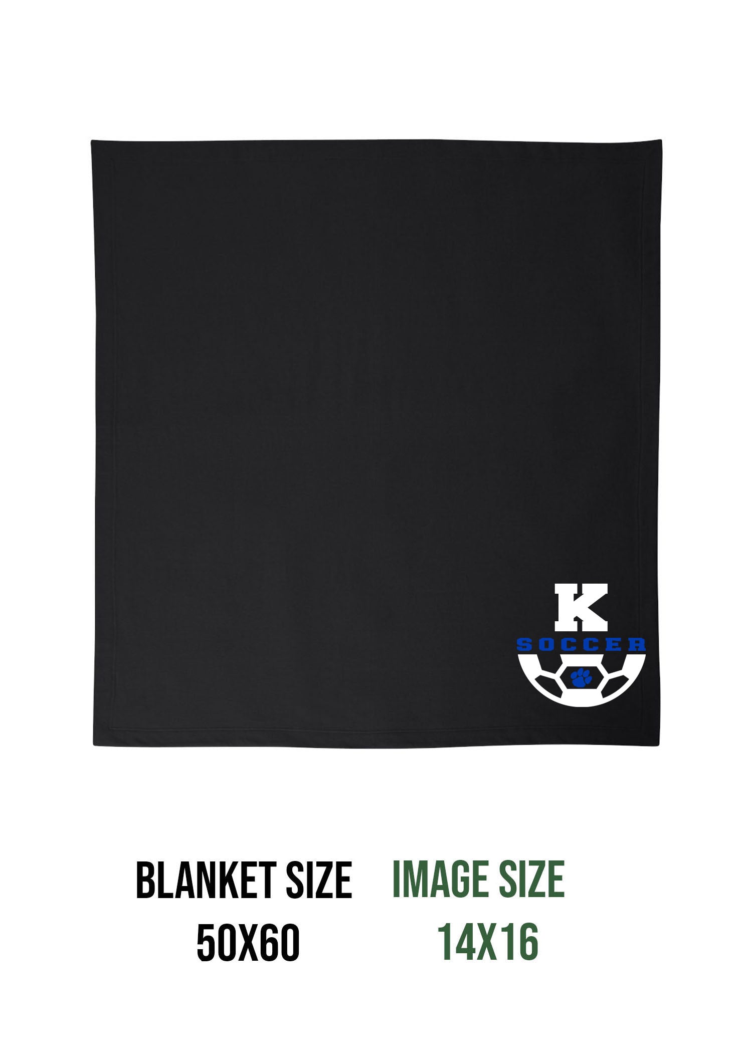 Kittatinny Soccer Design 4 Blanket