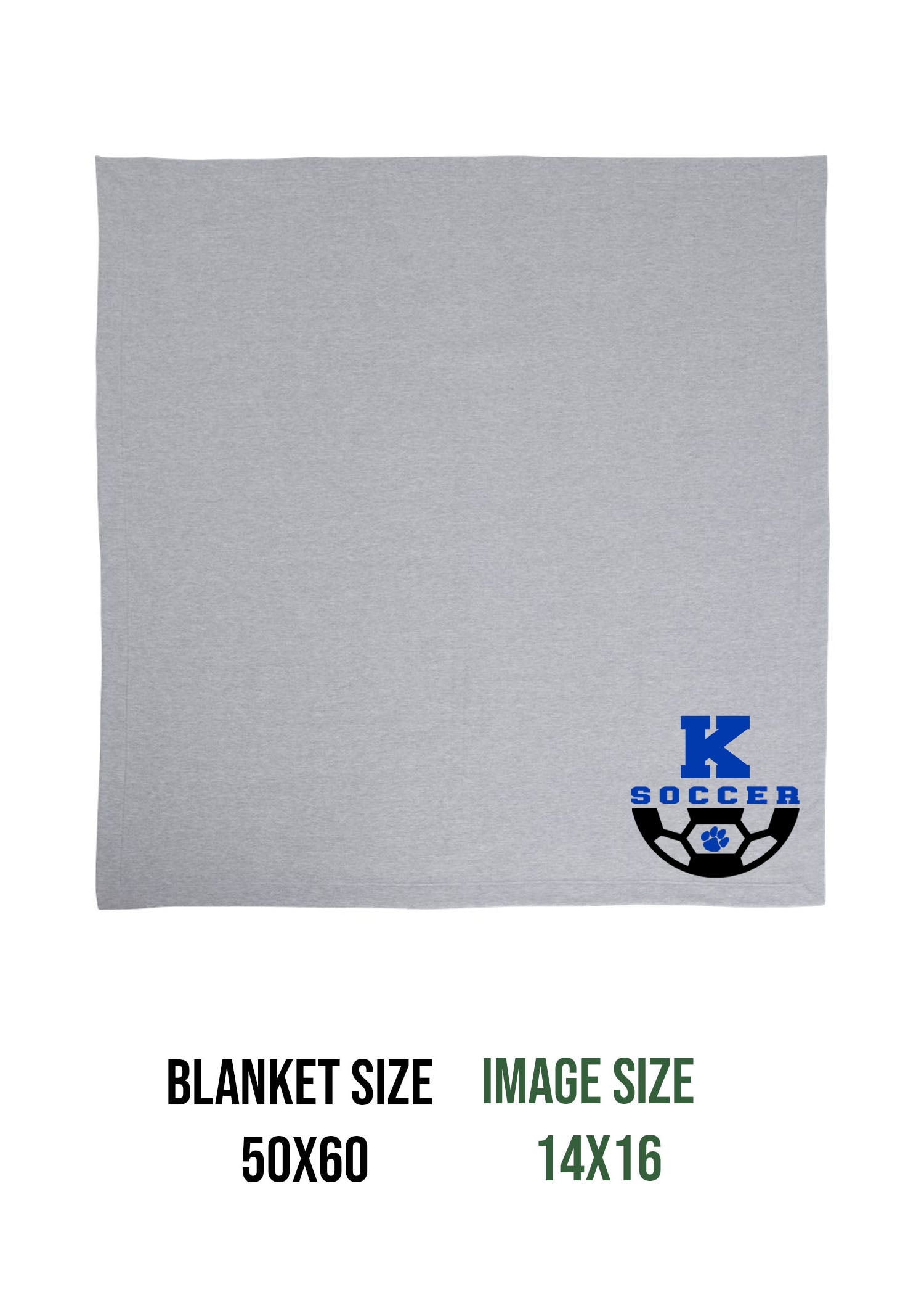 Kittatinny Soccer Design 4 Blanket