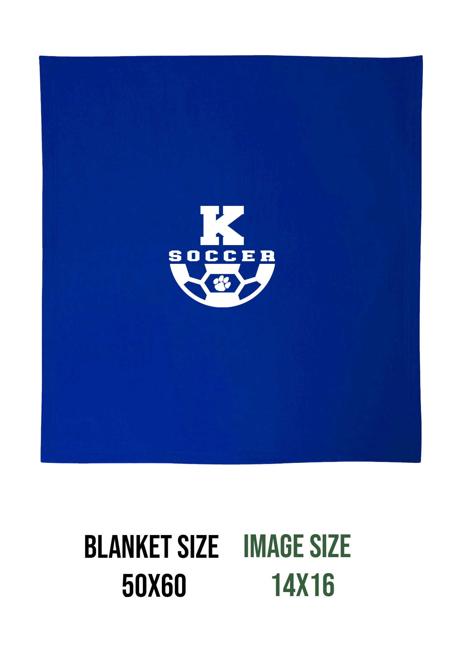 Kittatinny Soccer Design 4 Blanket