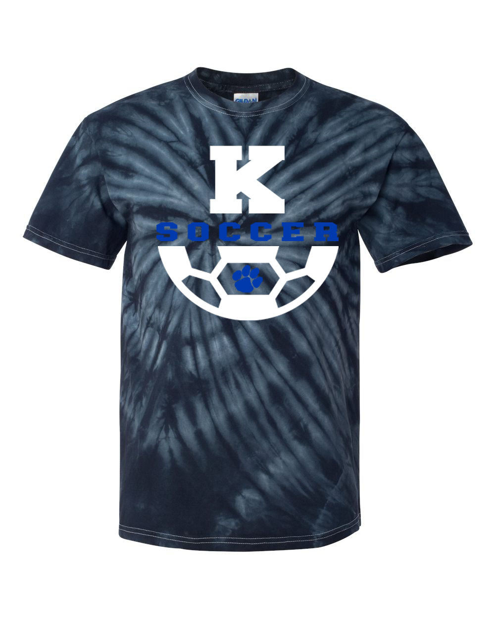 Kittatinny Soccer Tie Dye t-shirt Design 4