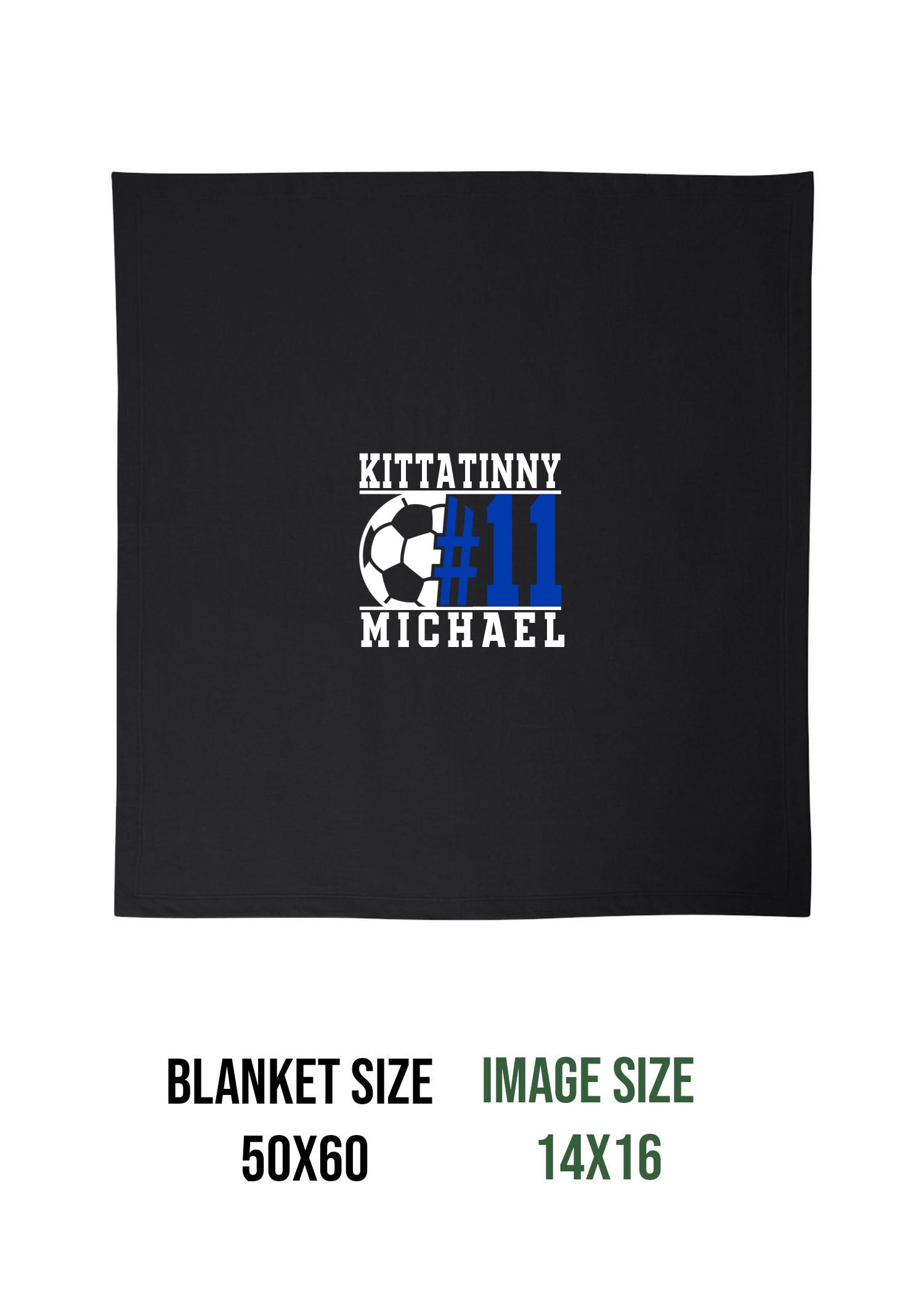 Kittatinny Soccer Design 5 Blanket