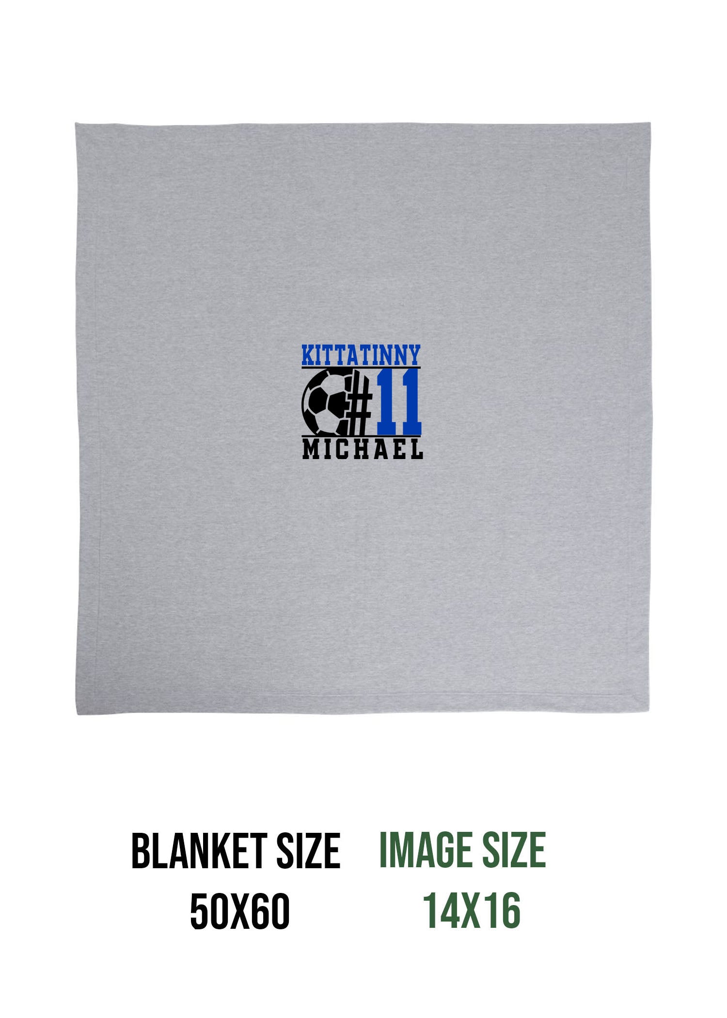 Kittatinny Soccer Design 5 Blanket
