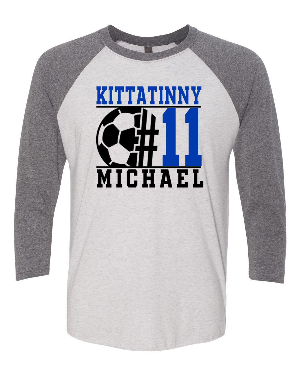 Kittatinny Soccer Design 5 Raglan Shirt