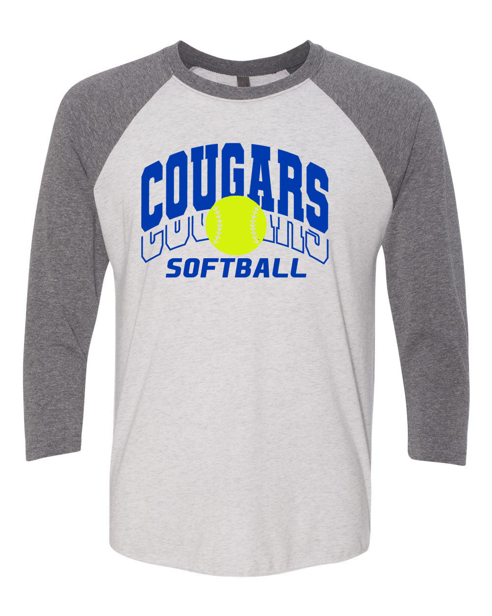 Kittatinny Softball raglan shirt Design 2