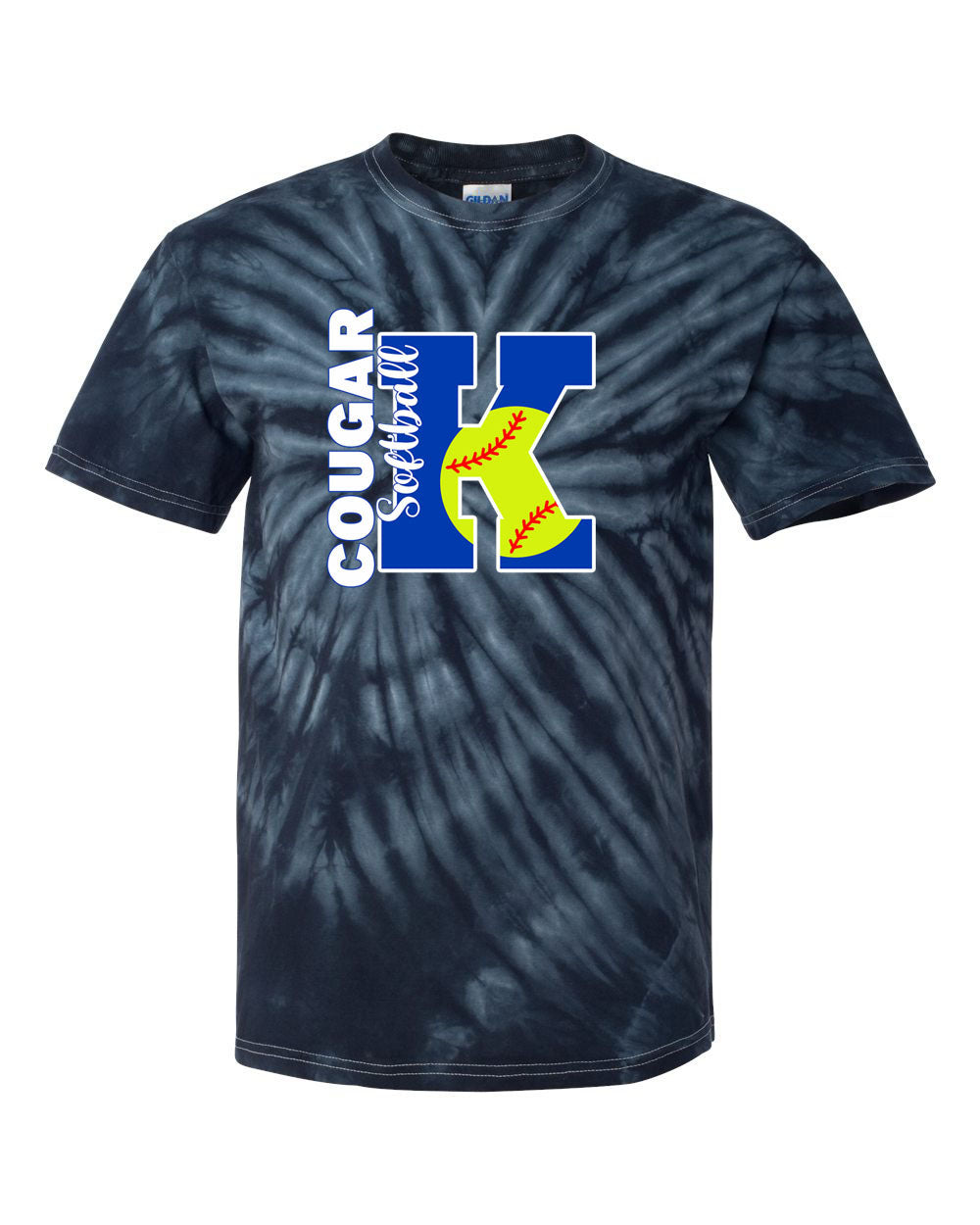 Kittatinny Softball Tie Dye t-shirt Design 5
