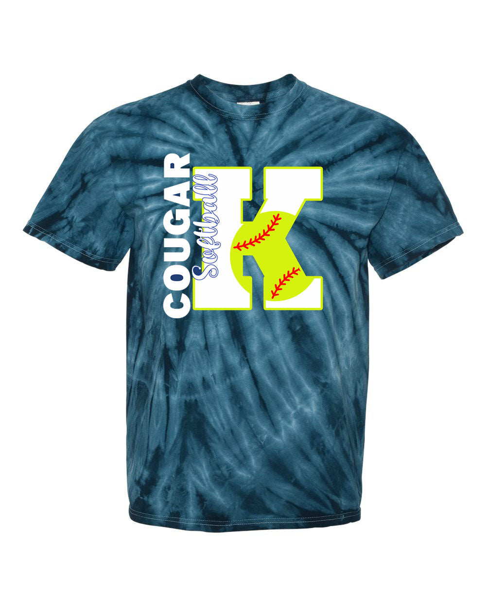 Kittatinny Softball Tie Dye t-shirt Design 5