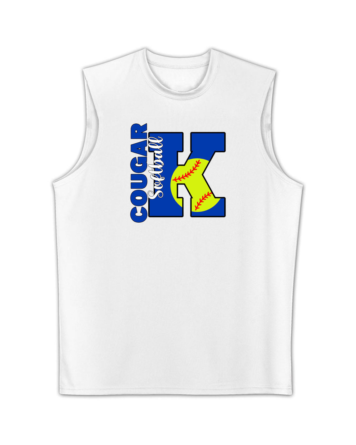 Kittatinny Softball Men's Performance Tank Top Design 5