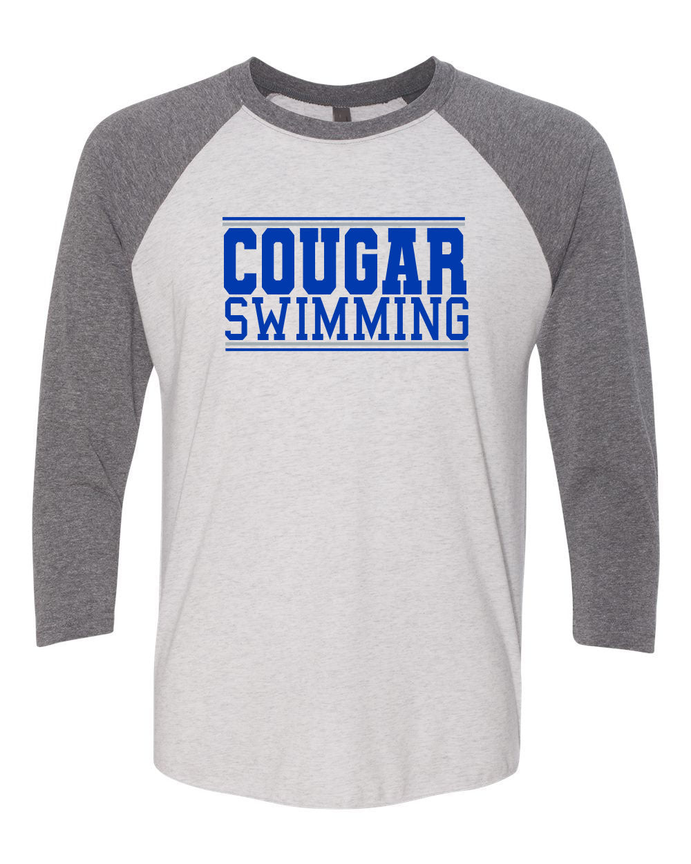 Kittatinny Swimming Design 1 raglan shirt