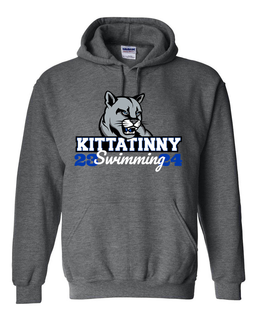 Kittatinny Swimming Design 2 Hooded Sweatshirt