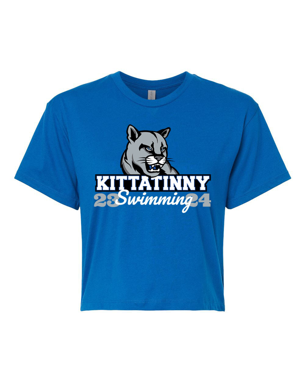 Kittatinny Swimming Design 2 Crop Top