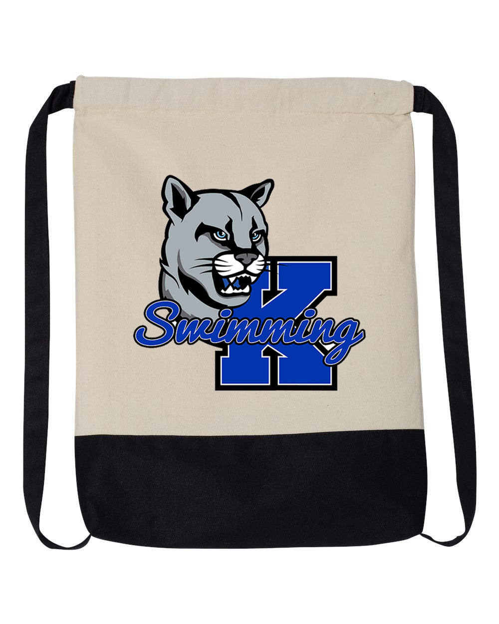 Kittatinny Swimming Drawstring Bag Design 3