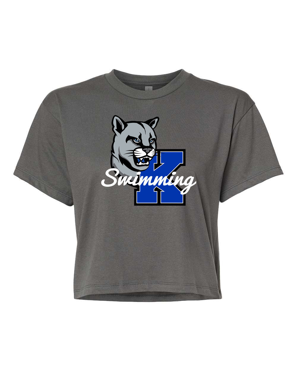 Kittatinny Swimming Design 3 Crop Top