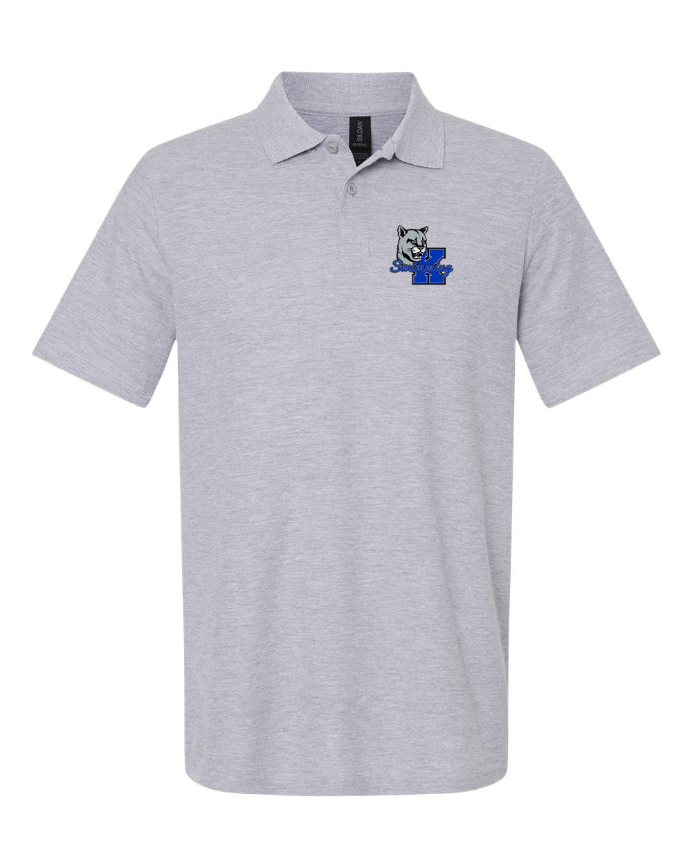 Kittatinny Swimming Polo T-Shirt Design 3