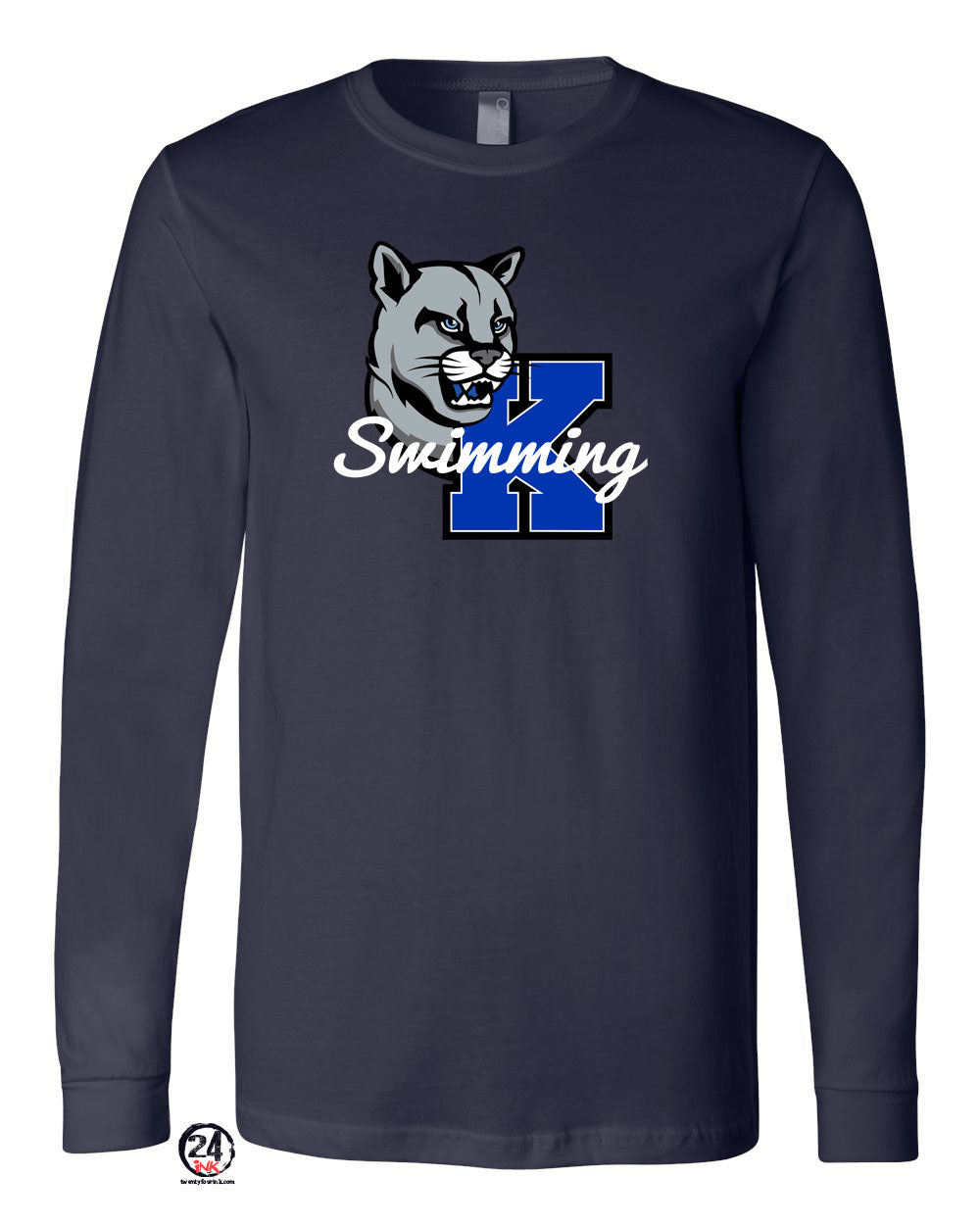Kittatinny Swimming Design 1 Long Sleeve Shirt
