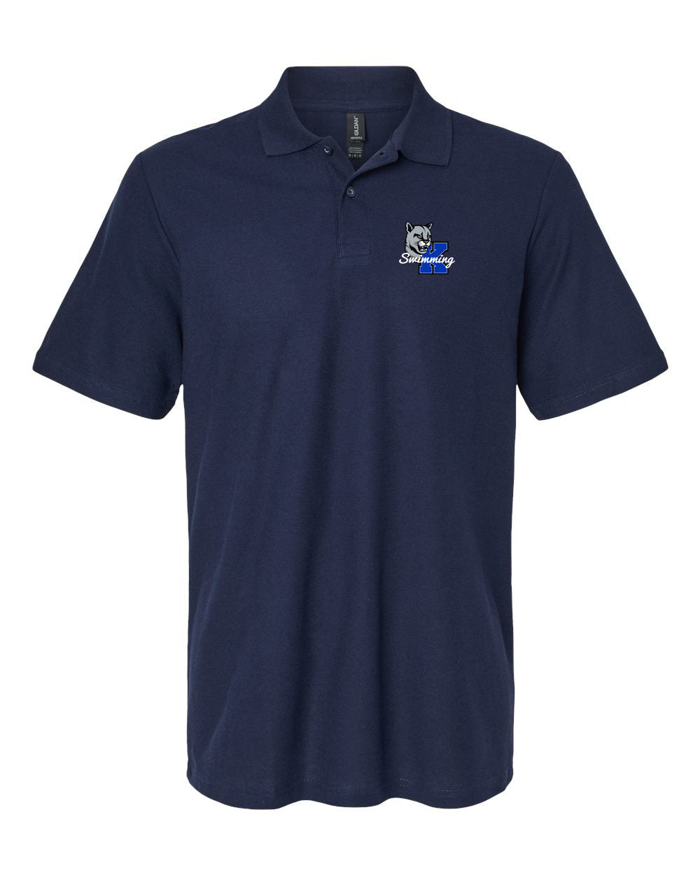Kittatinny Swimming Polo T-Shirt Design 3