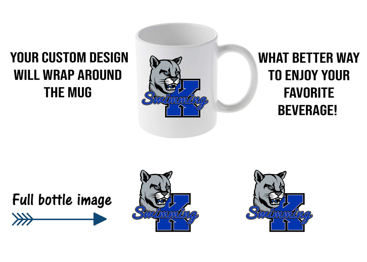 Kittatinny Swimming Design 3 Mug