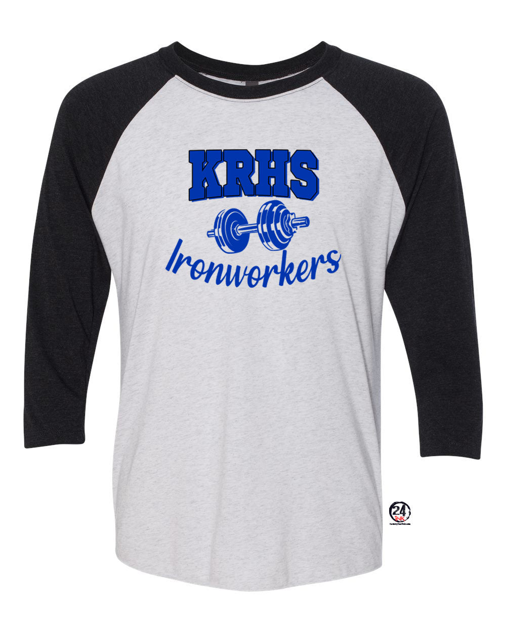 Kittatinny Weight Room Design 1 raglan shirt