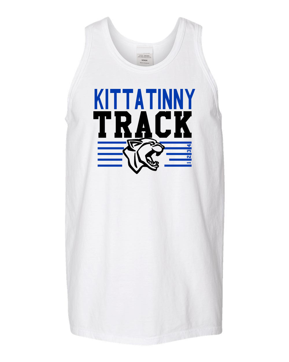 Kittatinny Track design 5 Muscle Tank Top