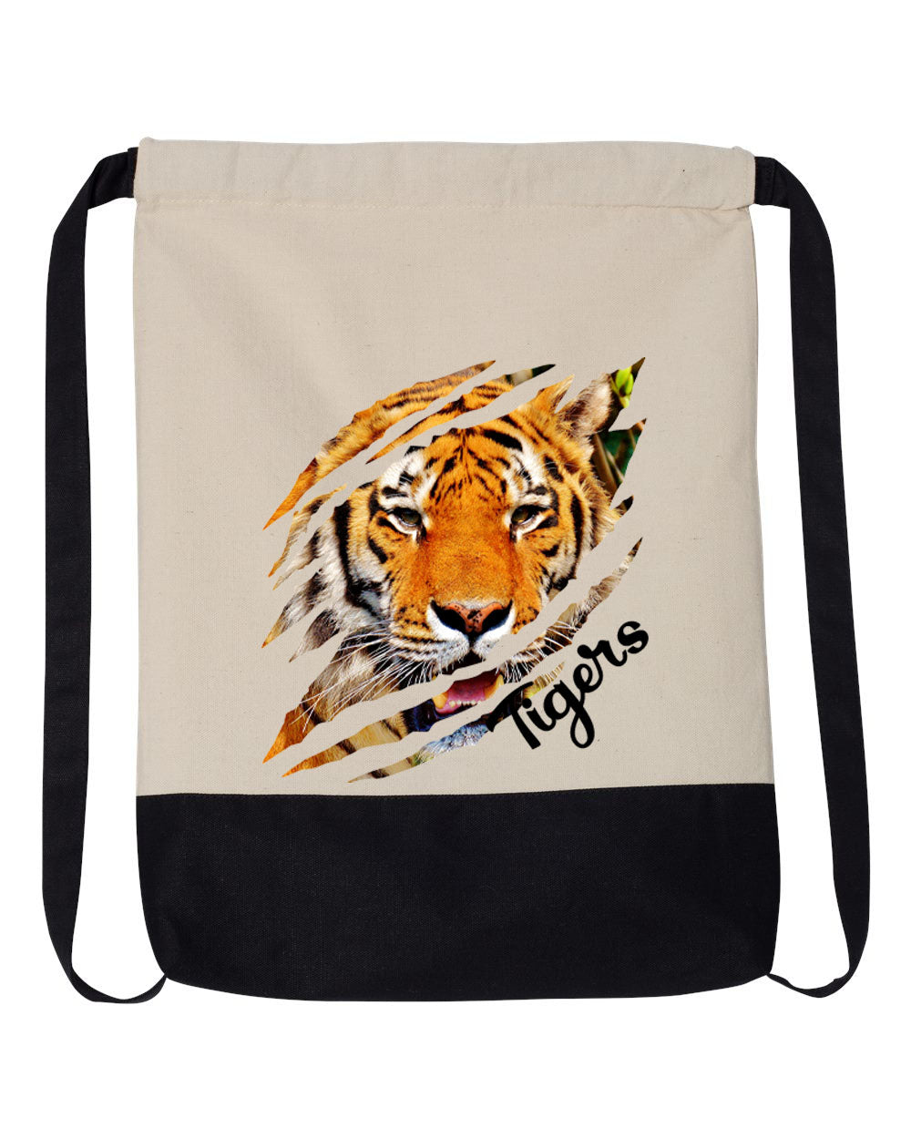 Lafayette Tigers Drawstring Bag Design 10