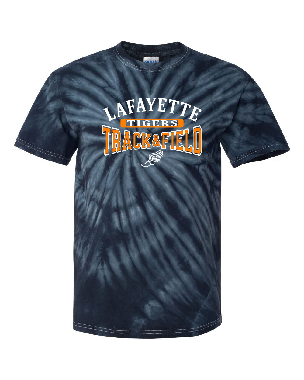 Lafayette Track Tie Dye t-shirt Design 2