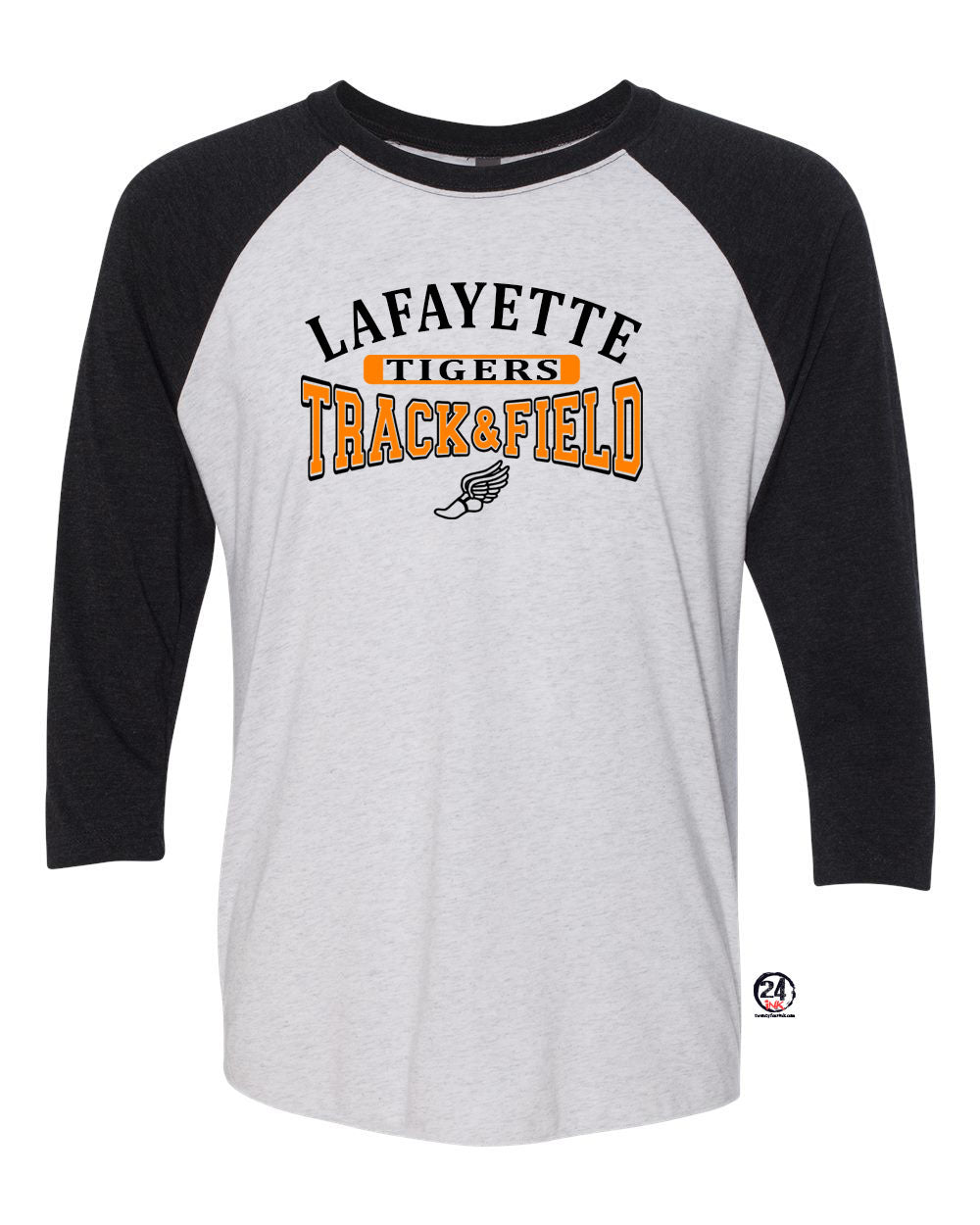 Lafayette Track Raglan Shirt Design 2