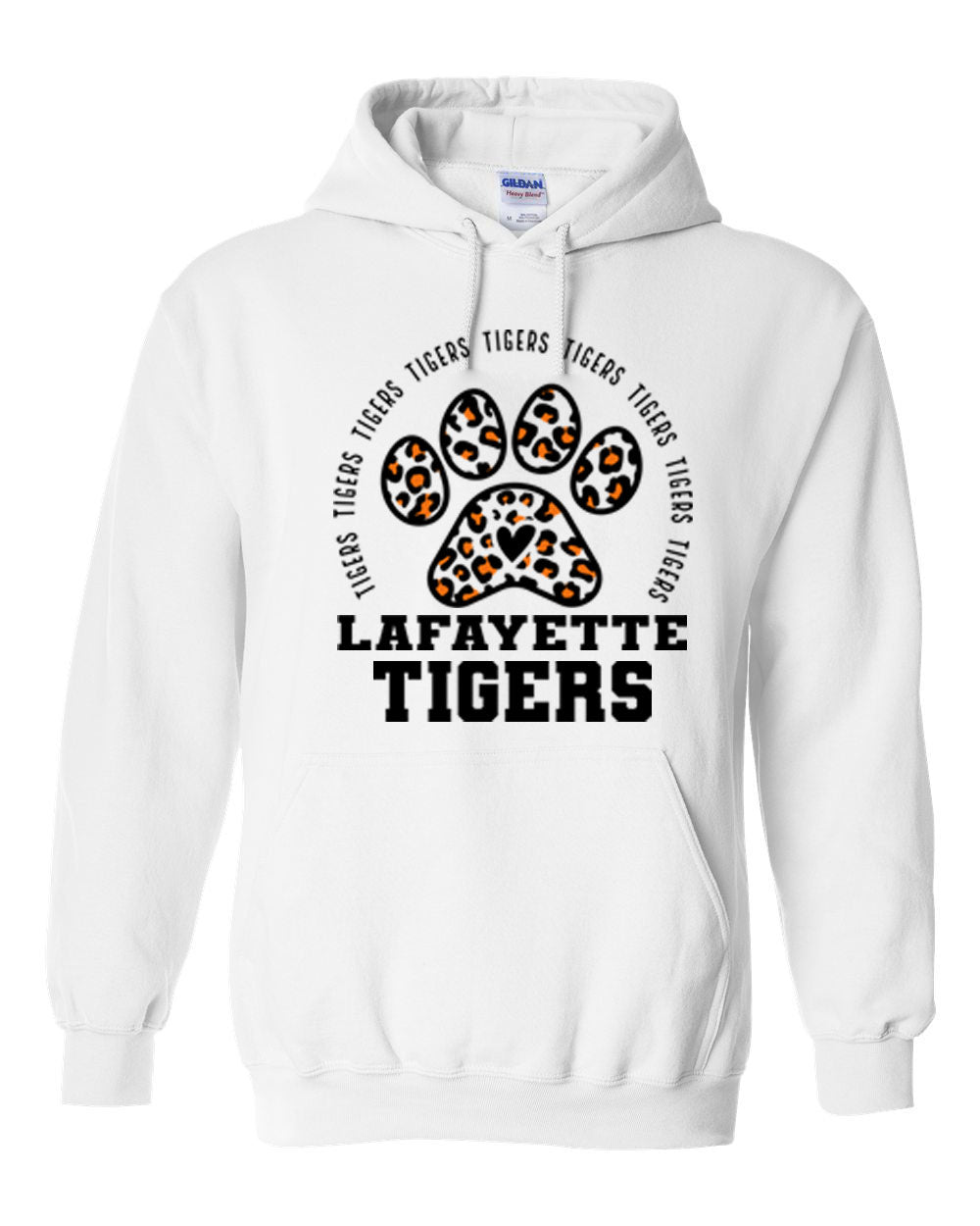 Tigers Design 9 Hooded Sweatshirt