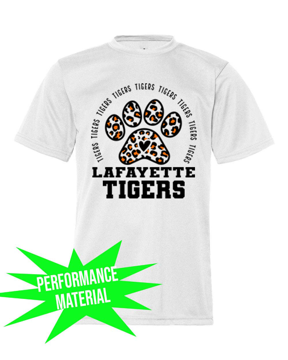 Tigers Design 9 Performance Material T-Shirt