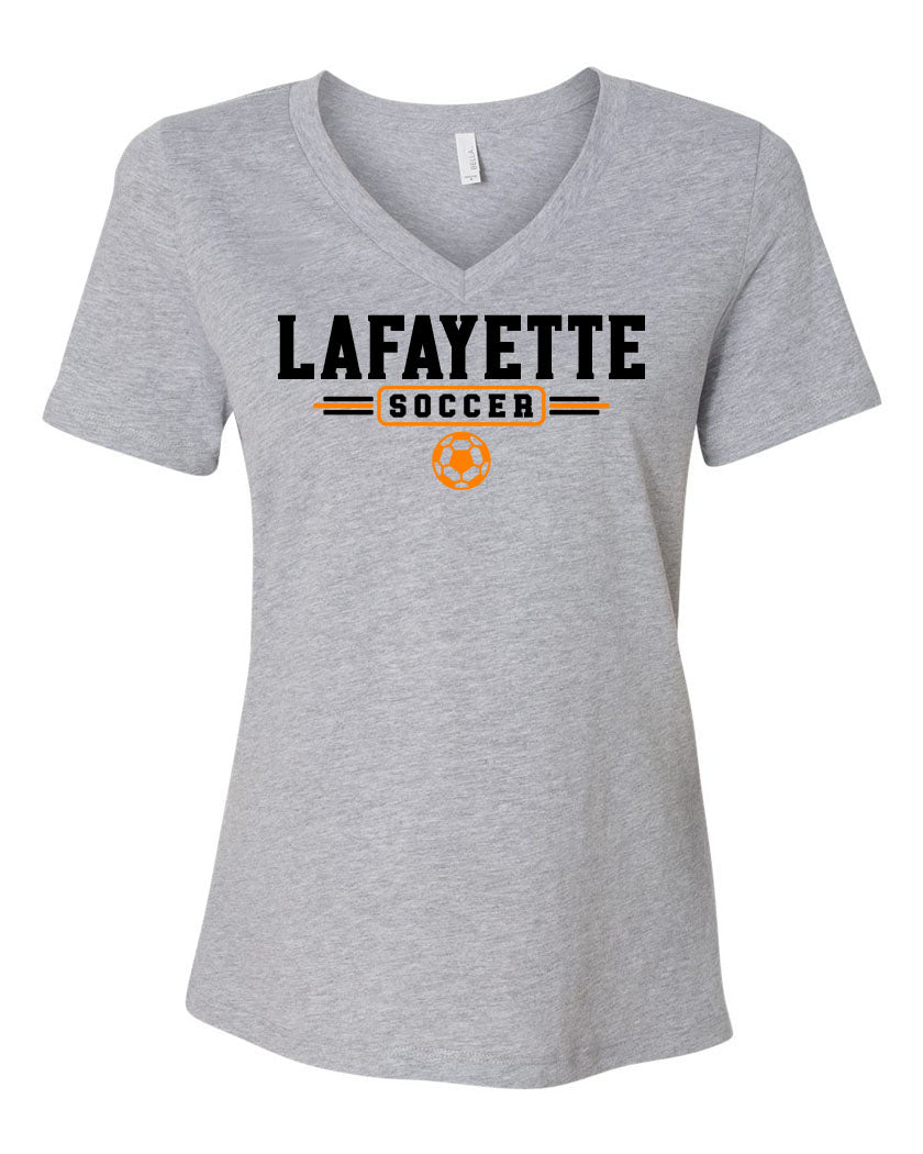 Lafayette Soccer V-neck T-Shirt Design 3