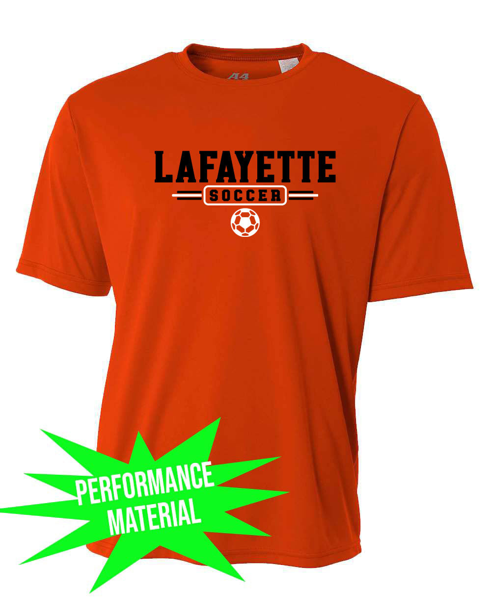 Lafayette Soccer Performance Material T-Shirt Design 3