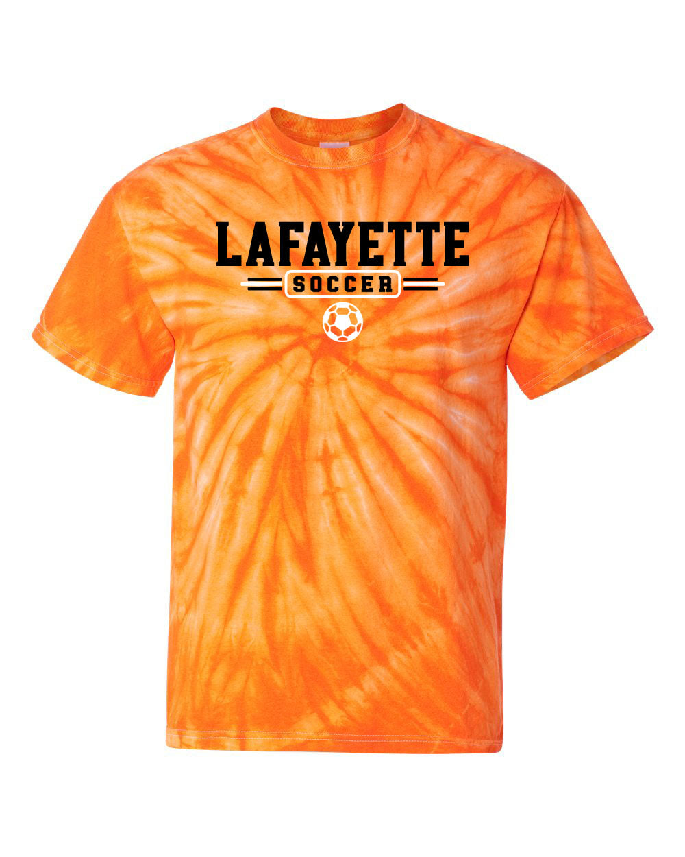 Lafayette Soccer Tie Dye t-shirt Design 3