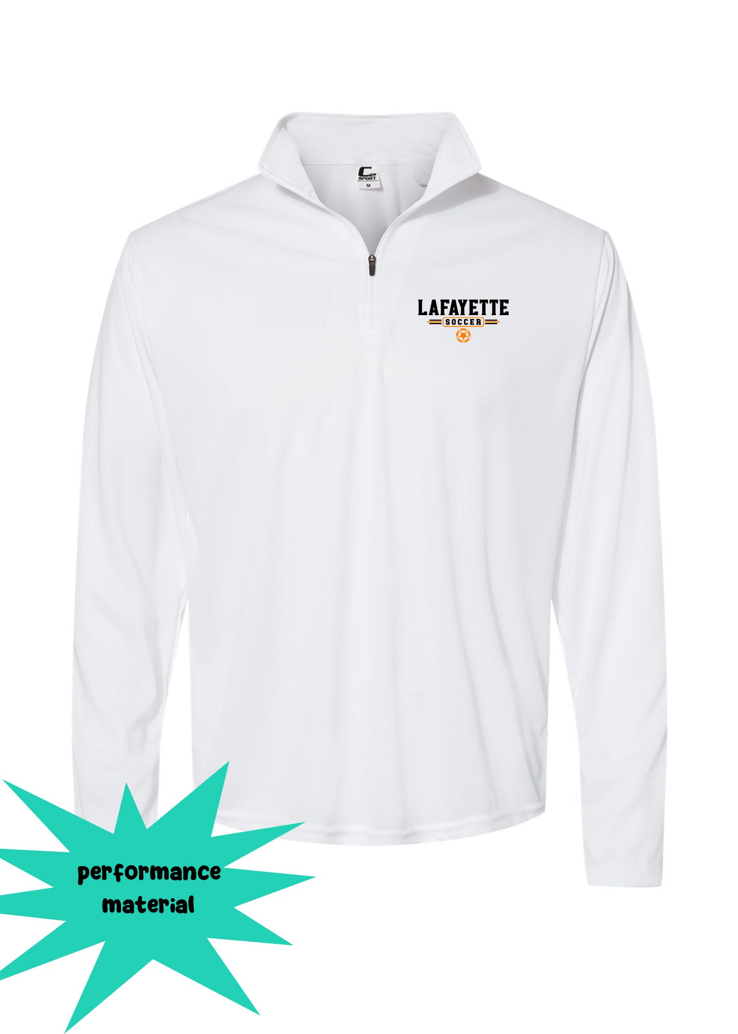 Lafayette Soccer Quarter Zip Long Sleeve Design 3