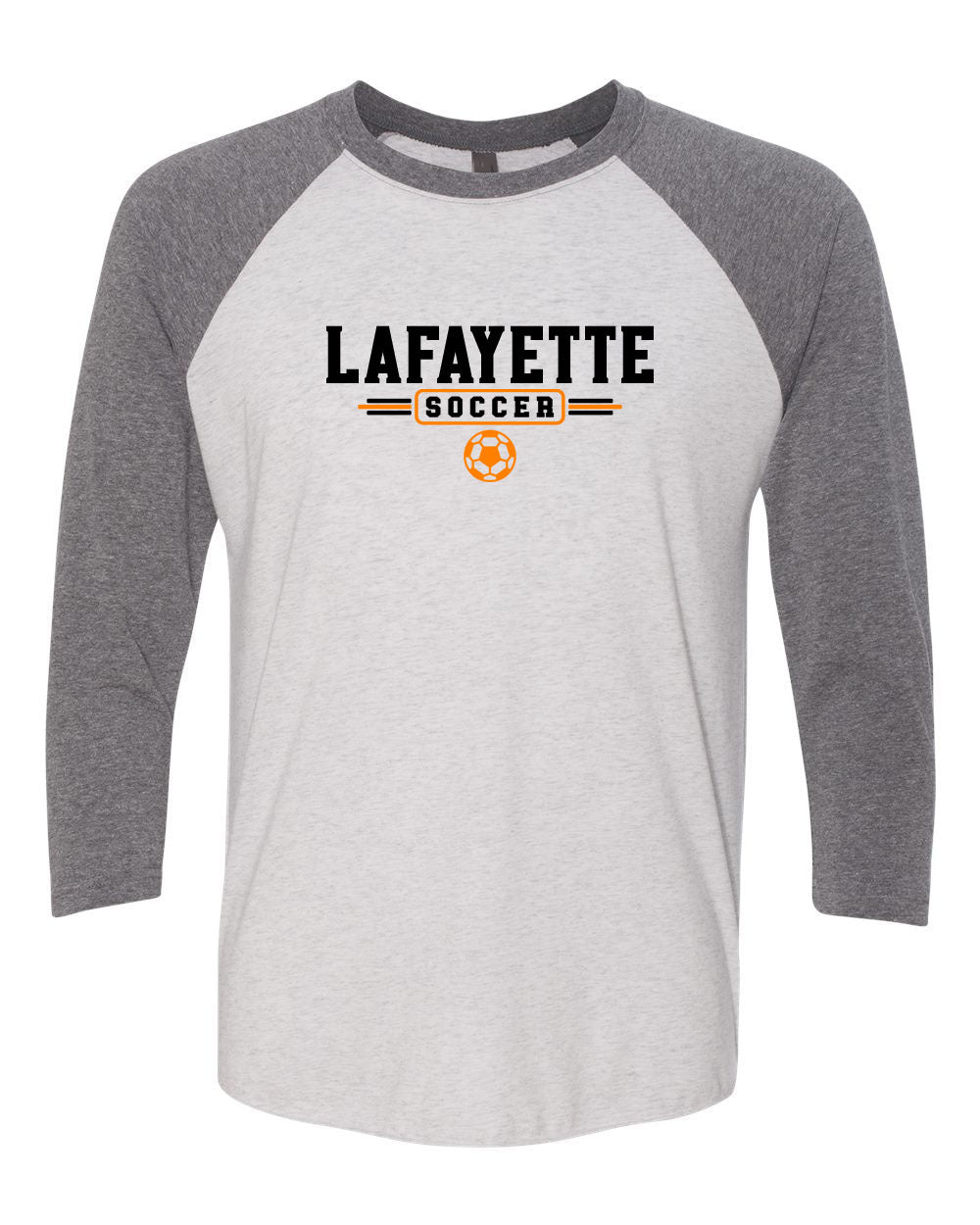 Lafayette Soccer raglan shirt Design 3